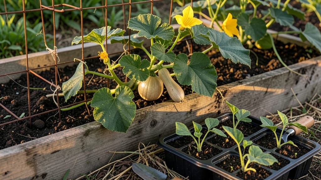 How to Grow Butternut Squash in Small Spaces: Vertical Trellis Hack for Bountiful Harvests