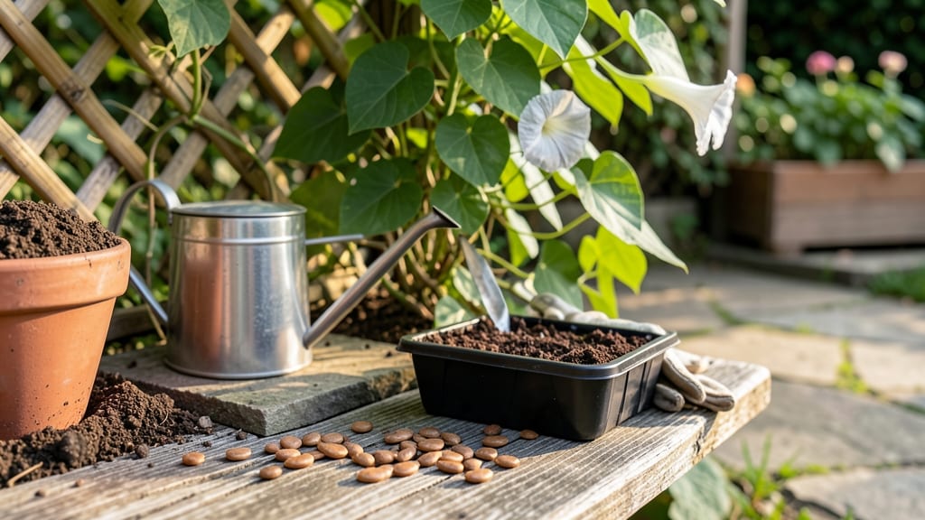 How to Nick Moonflower Seeds: Scarification Trick for Faster Germination