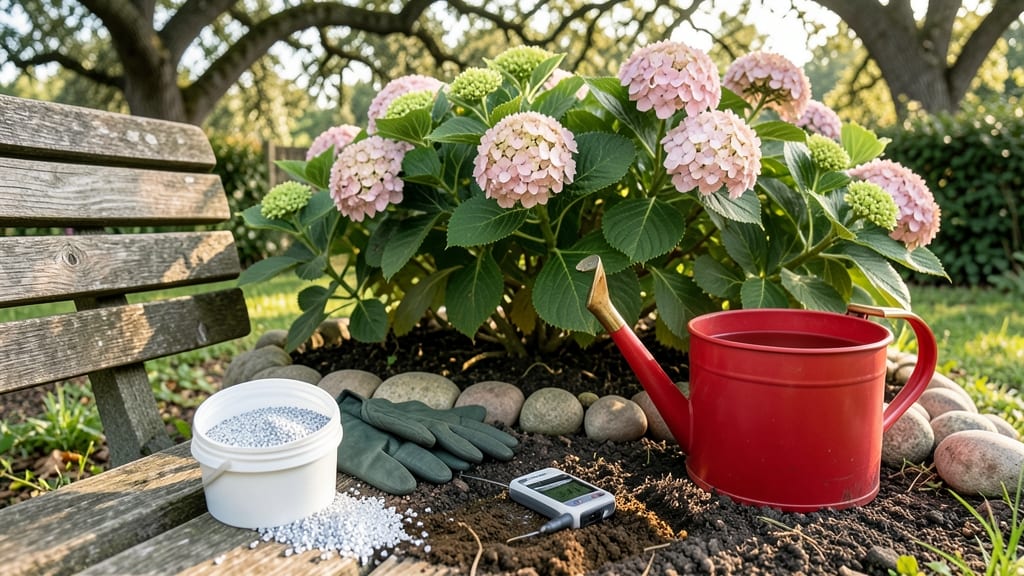Pink Hydrangeas to Blue: Acidic Soil Science for Vibrant Color Change