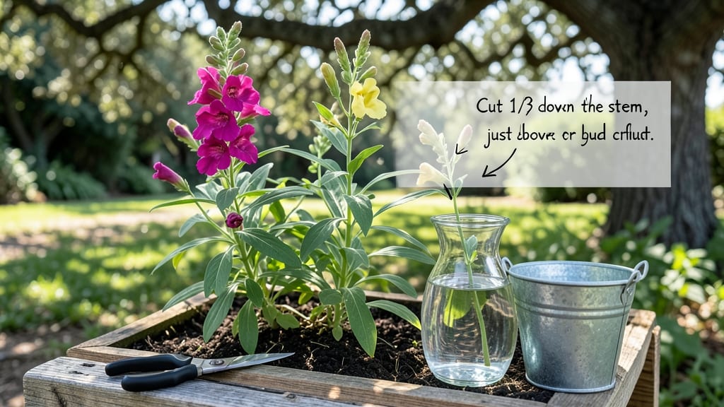 How to Cut Snapdragons for More Blooms: Precision Trimming for Nonstop Color