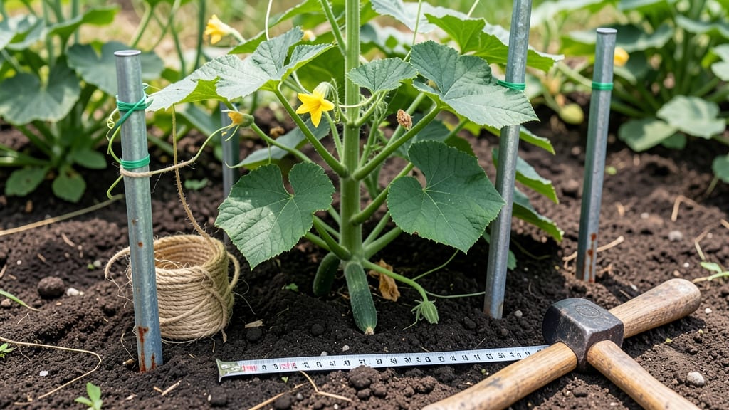 How to Make a Trellis with String: DIY Garden Support in 10 Minutes