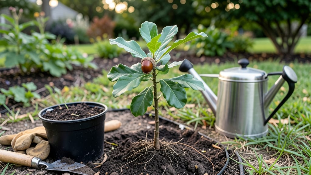 How to Grow Live Oak Trees From Acorns: Stratify and Plant for Strong Saplings