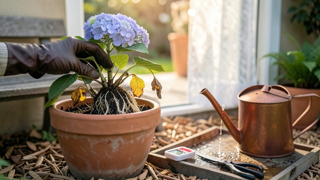How to Fix Overwatered Hydrangeas: Prune, Drain, and Revive Yellowing Leaves Fast