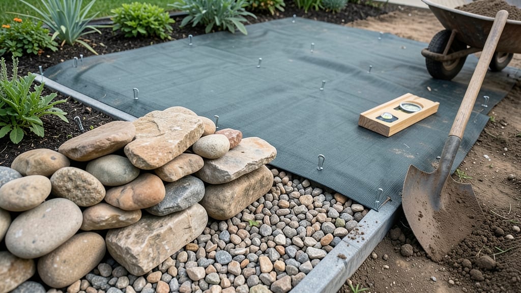 How to Build a Stone Flower Bed on a Slope: Terraced Layers for Drainage and Beauty