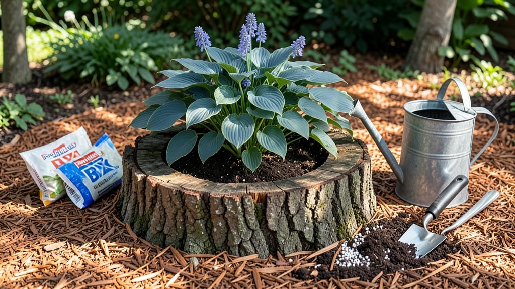 How to Make a Stump Planter: Upcycled Garden Oasis in Minutes