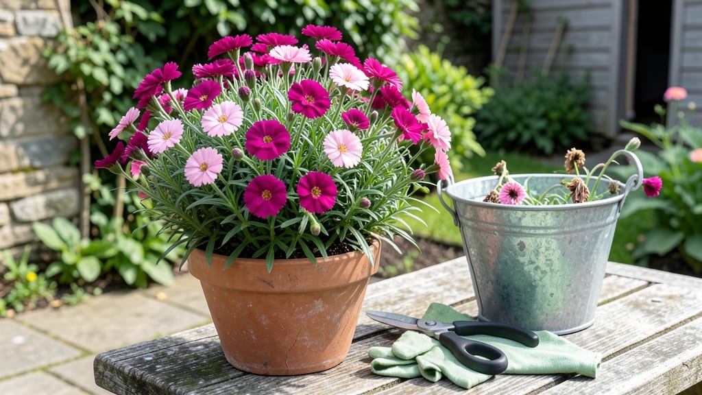 Deadheading Dianthus in Pots: Revitalize Blooms for Nonstop Color
