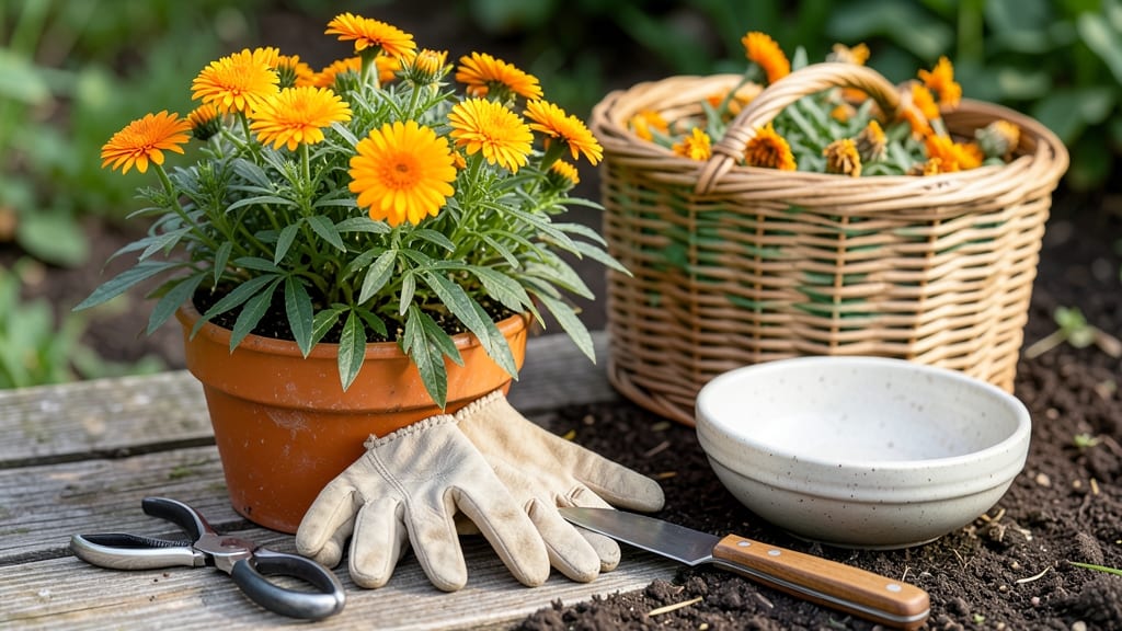 How to Harvest Calendula for Medicinal Purposes: Peak Potency Timing and Gentle Handling