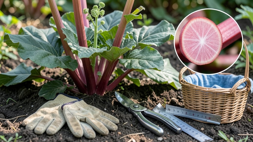 How to Know When to Pick Rhubarb: 3 Color and Texture Checks for Peak Flavor