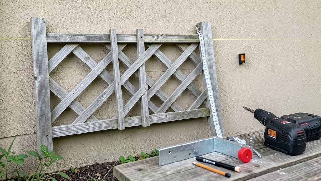 How to Attach a Trellis to a House: Sturdy Mounting for Climbing Plants