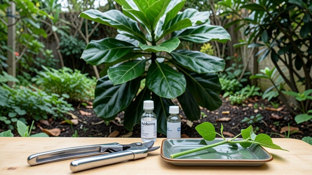 How to Cut a Fiddle Leaf Fig Plant: Propagate Stems Into Thriving New Trees