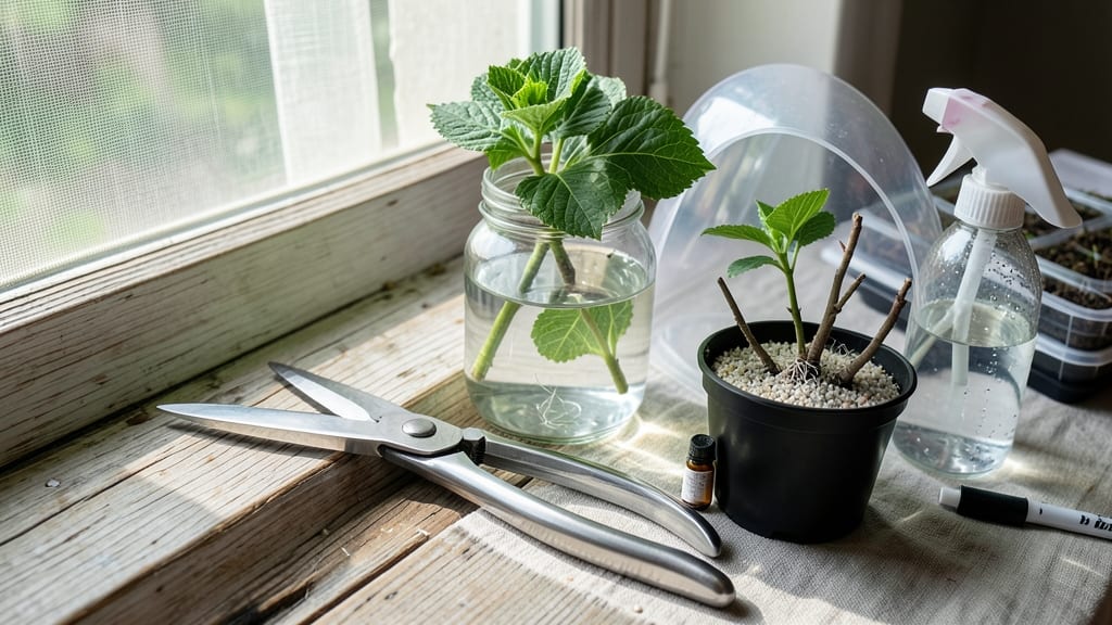 How to Clone Hydrangeas: Layering Method for Root Growth Without Digging