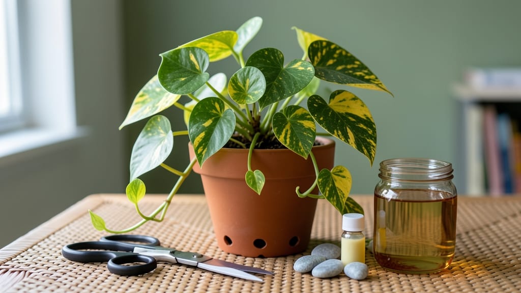 How to Cut Pothos for Water Propagation: Stress-Free Stems Ready to Root Fast