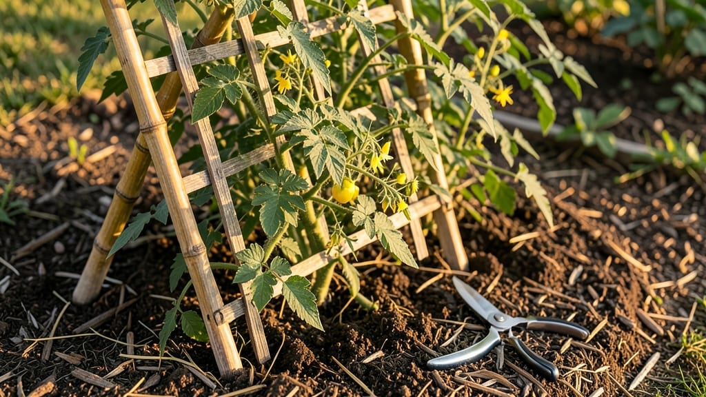 How to Grow Tall Tomato Plants: Stake-Supported Giants in Containers
