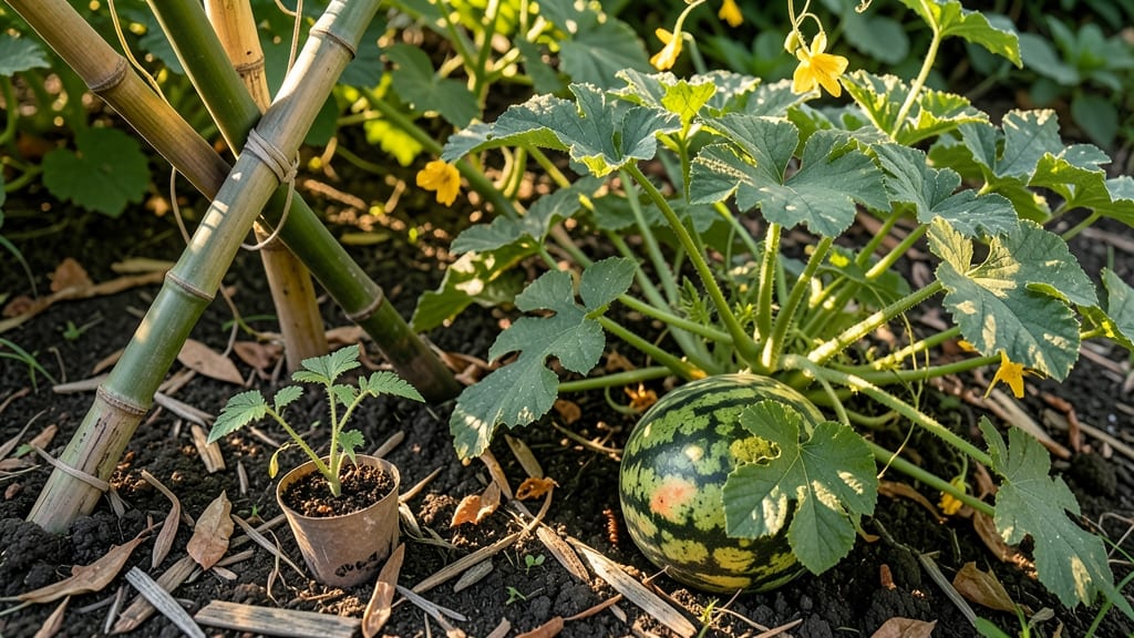 How to Grow Huge Watermelons: Vine-Supported Giant Harvest in 90 Days