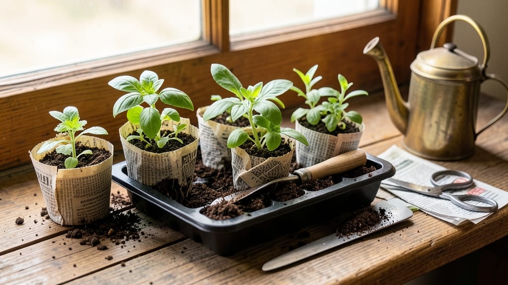 How to Make Newspaper Pots: Seed-Starting Magic With Zero Waste