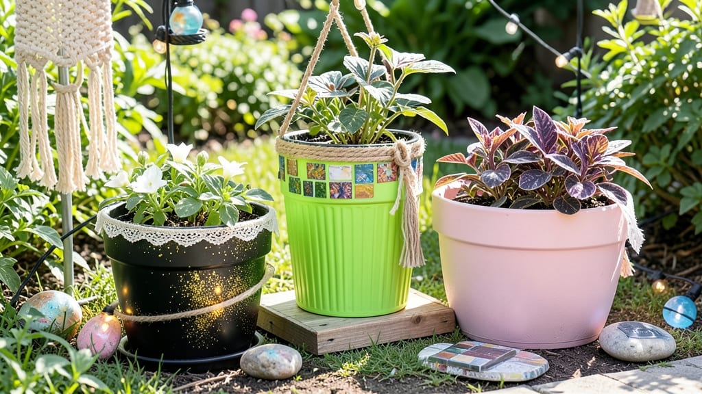 How to Decorate Black Plastic Pots: Bold Patterns That Elevate Any Garden Space