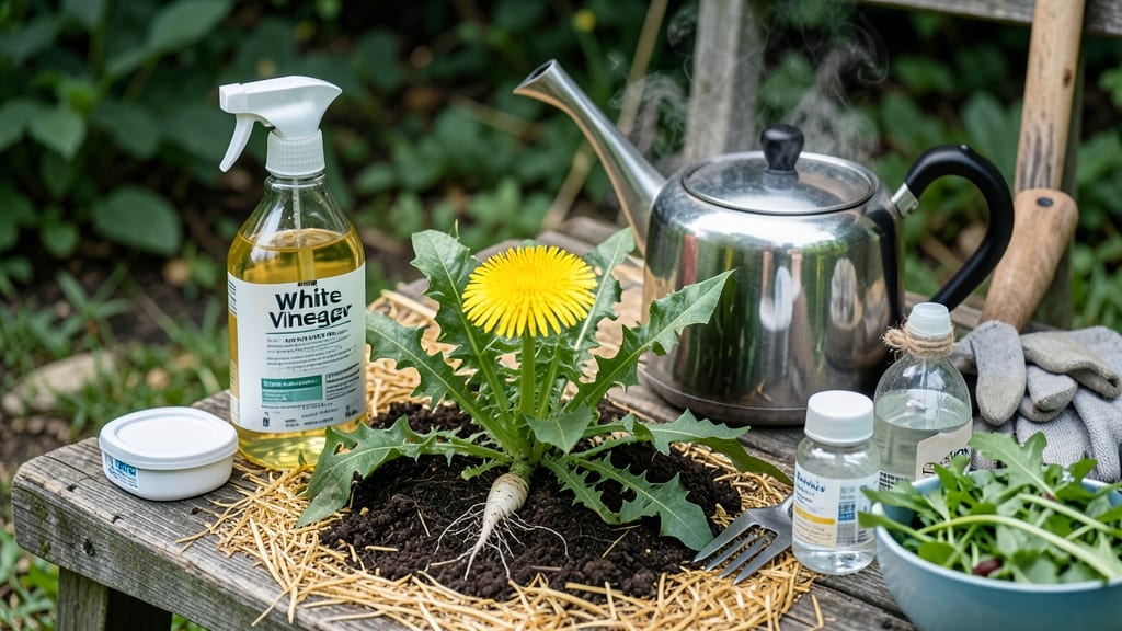 How to Get Rid of Dandelions Without Chemicals: Boil-and-Pour Barrier for Permanent Eradication
