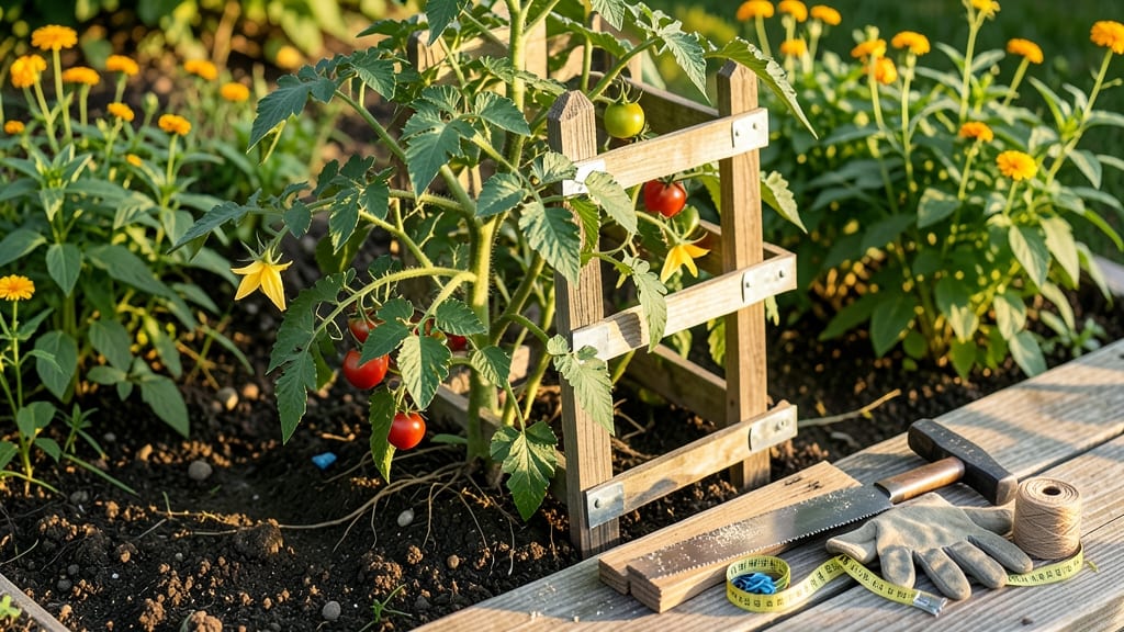 How to Make Wood Tomato Cages: Pound-for-Pound Stronger Than Store-Bought