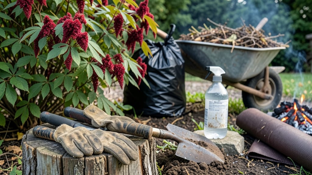 How to Get Rid of Staghorn Sumac: Boil-and-Pour Method That Destroys Roots in One Step