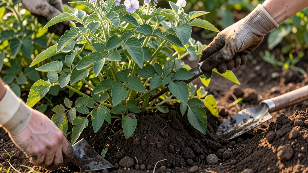 Hill Up Potato Plants: Boost Yields With This Simple Hilling Trick