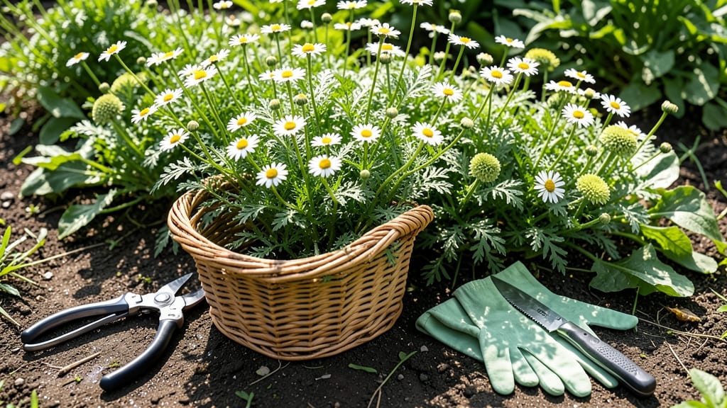 How to Harvest Chamomile Flowers: Peak Potency Timing for Tea Magic