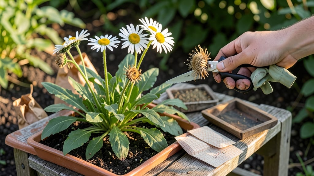 How to Harvest Shasta Daisy Seeds: When Pods Split & Save Viable Seeds