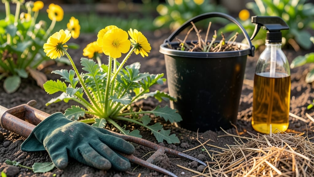 How to Get Rid of Buttercup Weeds: Boil-and-Pour Method That Smothers Roots Fast