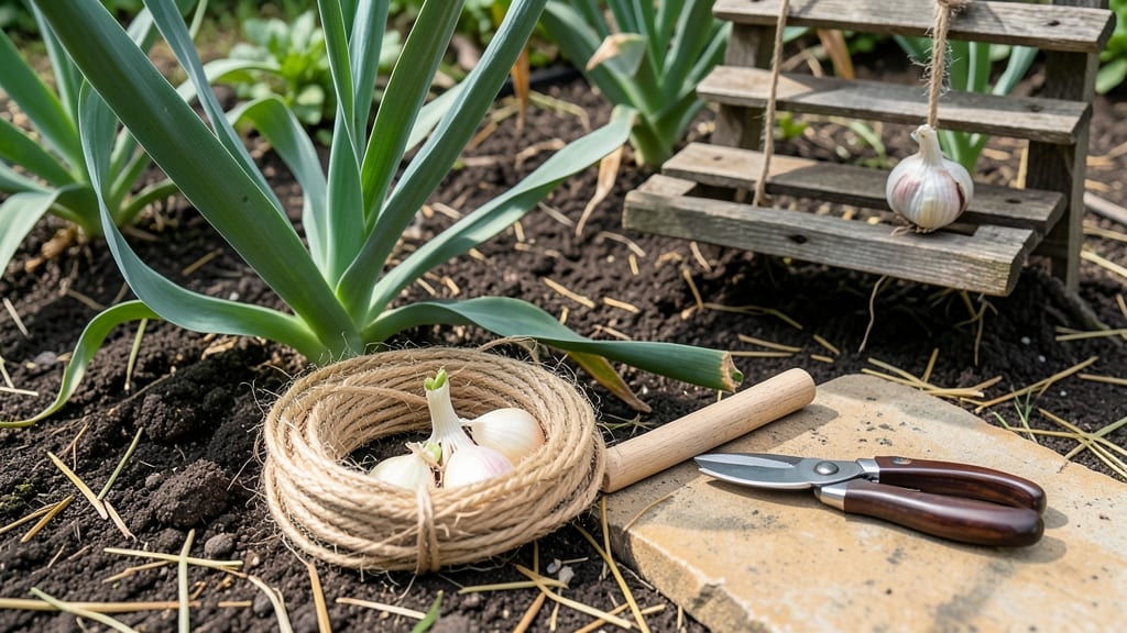How to Braid Garlic for Curing: Permanent Preservation Without a Single Clove Lost