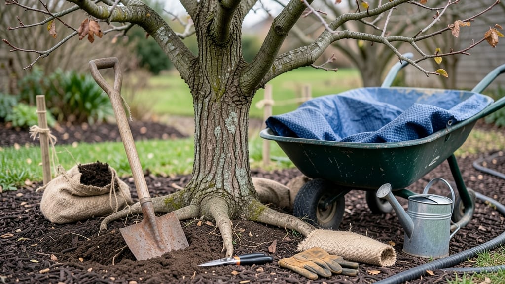 How to Move a Tree Without Killing It: Root-Shielded Relocation for Full Survival