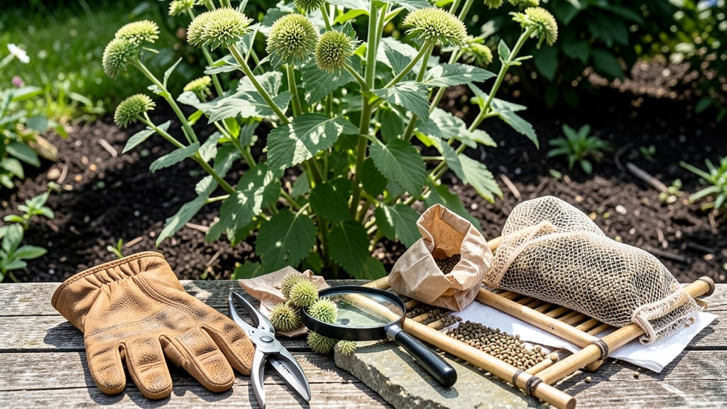 How to Harvest Borage Seeds: Dry Pods Crack Open for Easy Collection