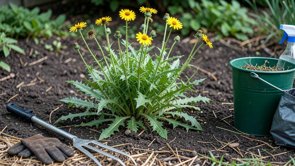 How to Get Rid of Sow Thistle: Boil-and-Pour Barrier That Chokes Roots in Hours