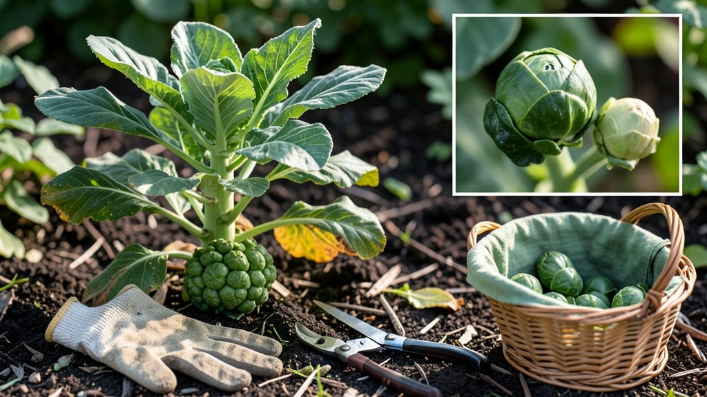 How to Know When Brussel Sprouts Are Ready to Pick: Tiny Buds That Won’t Loosen Easily