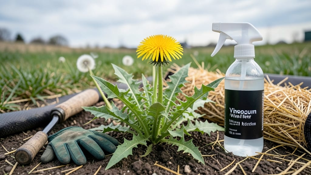 Dandelion Removal: Boil-and-Pour Barrier That Smothers Roots Fast