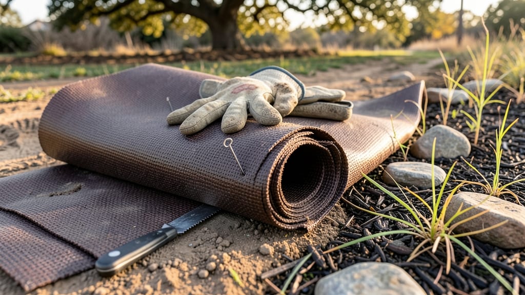 How to Hold Down Landscape Fabric: Heavy-Duty Stakes for Windproof Security