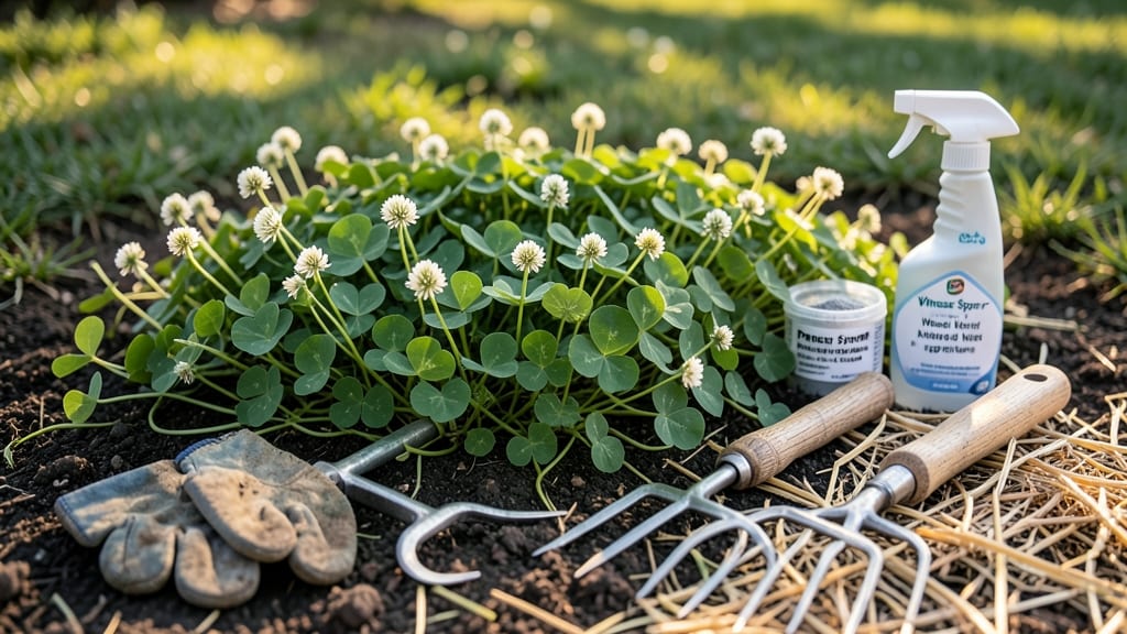 How to Get Rid of Clover in Garden: Boil-and-Pour Barrier That Smothers Roots Fast