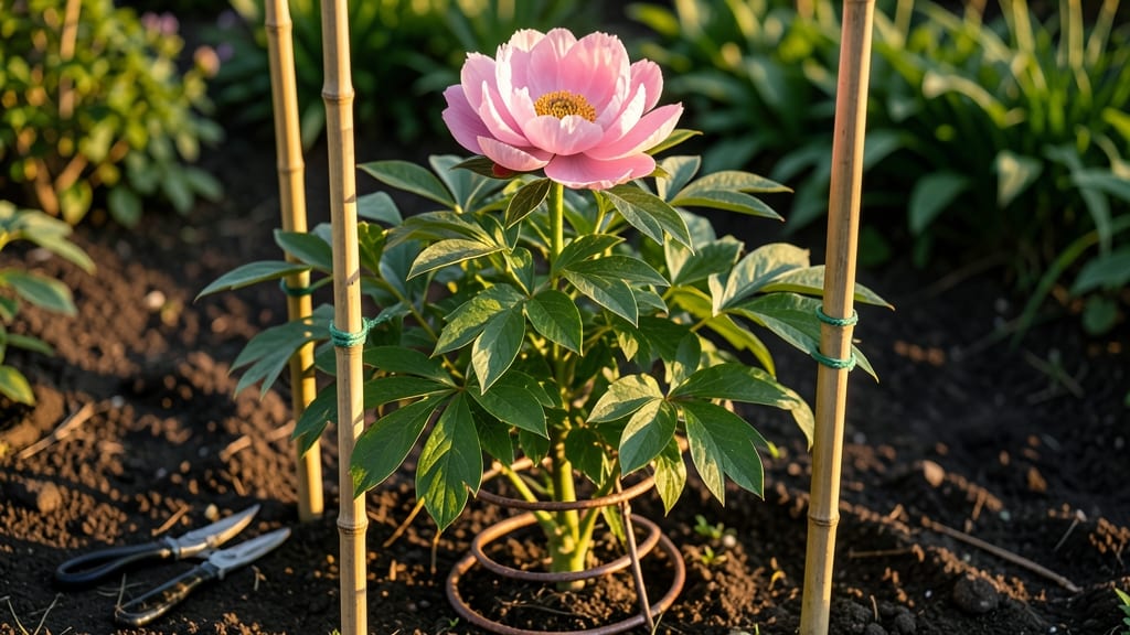 How to Make Peonies Stand Tall: Foolproof Staking Technique for Long-Lasting Blooms