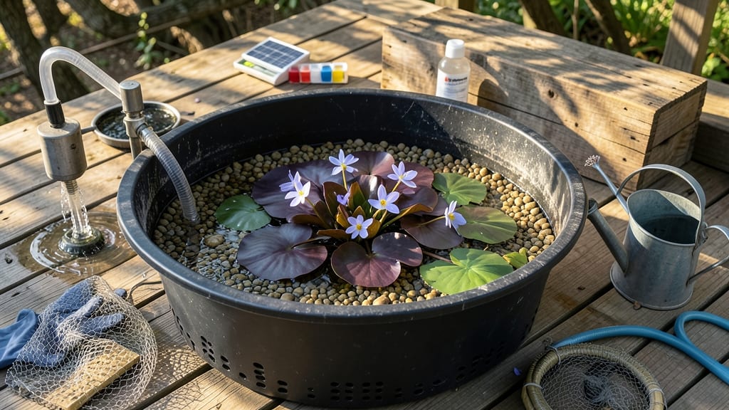 How to Make a Water Garden in a Container: Balanced Ecosystem in Small Spaces